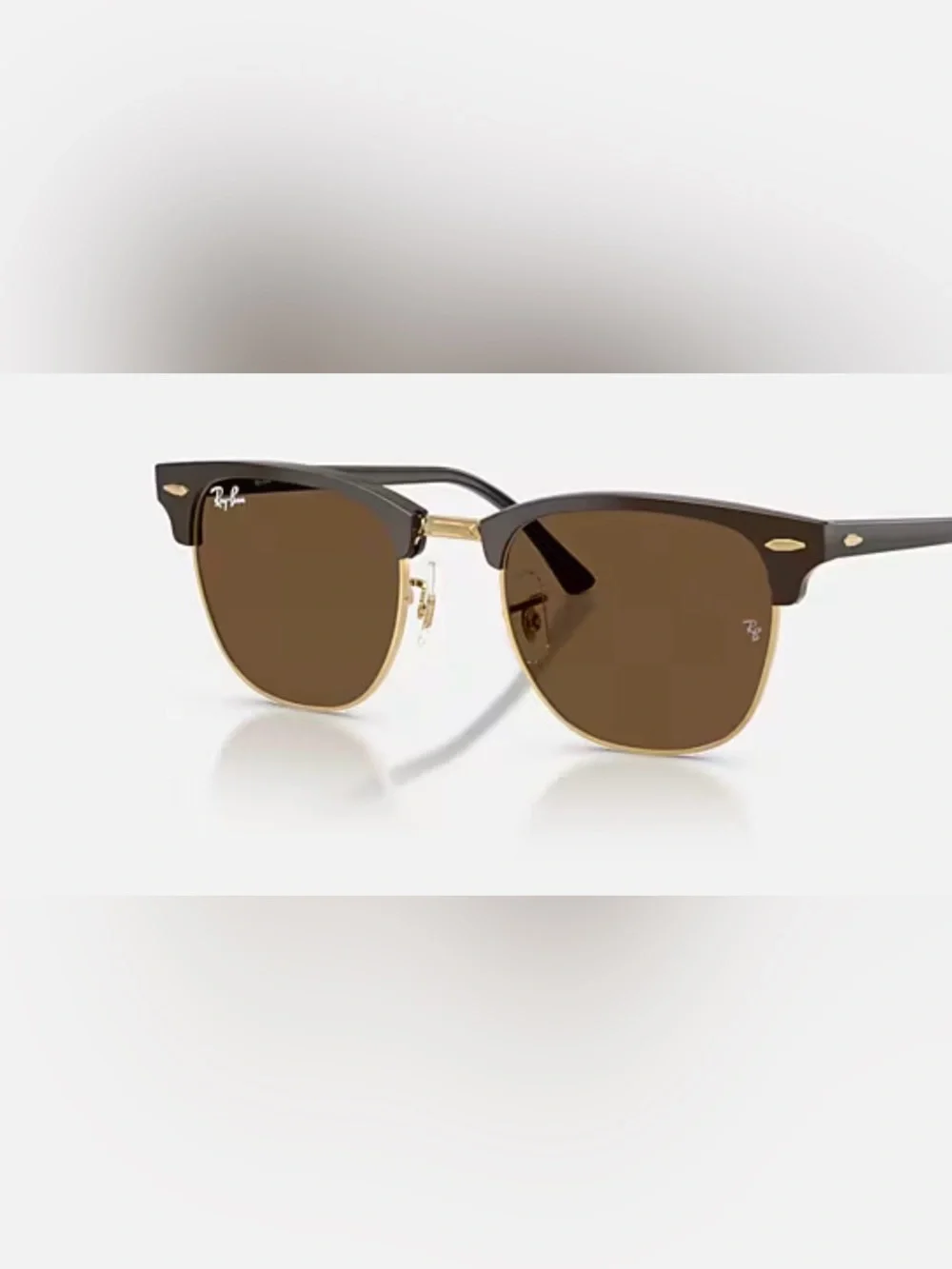 Ray-Ban vintage Brown/Gold Clubmaster Sunglasses